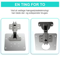 【Sale】Reparationsstykke til hængselsideplade