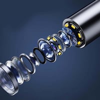 Kit d'épilation des oreilles avec caméra HD, Endoscope auriculaire avec lumières LED