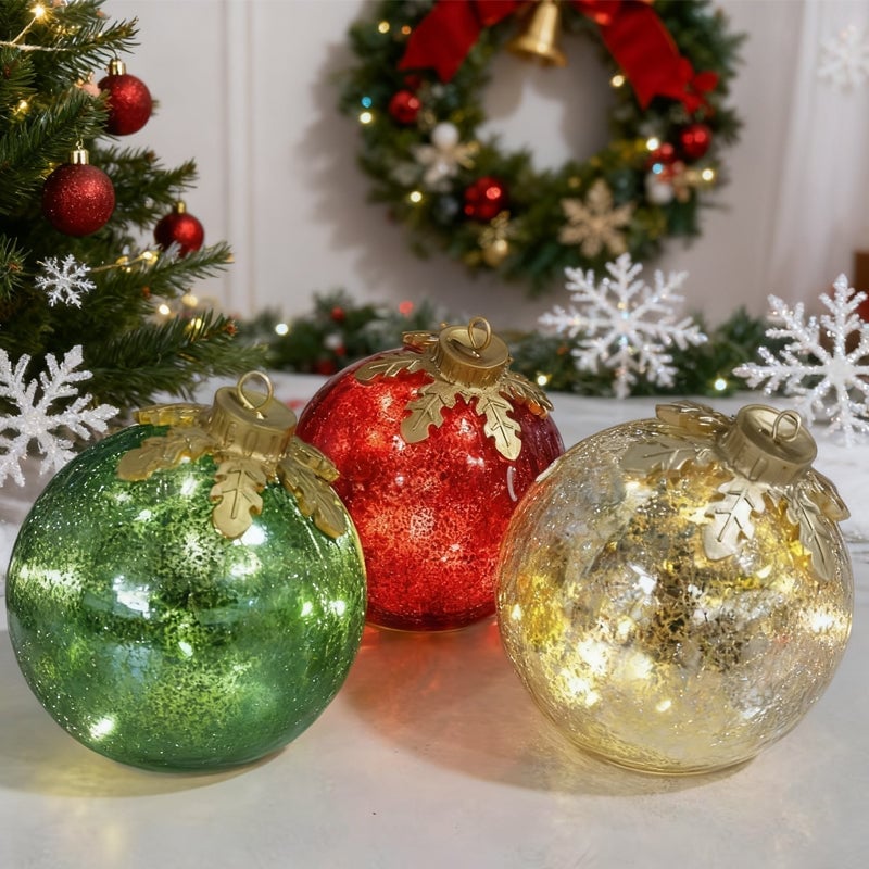 Glas-Tisch-Weihnachtsornamente