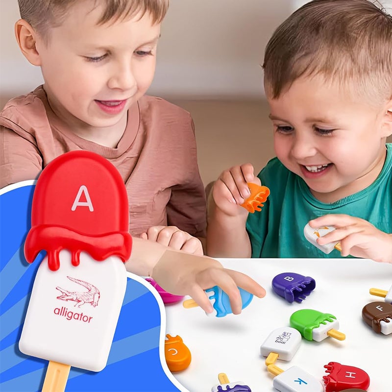 Ice Cream Matching Toy – Early Learning Montessori Math Aid for Children