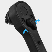 Dual-Head Ratchet Drill Chuck Wrench