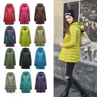 Kevyt puolipitkä takki naisille