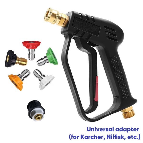 High-Pressure Water Gun with Nozzles for Car Wash