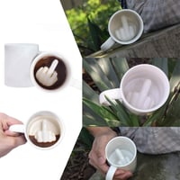 Coppetta per dito medio in ceramica personalizzata