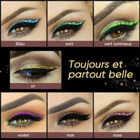 Autocollants Imperméables et Réutilisables pour Eye-liner et Cils