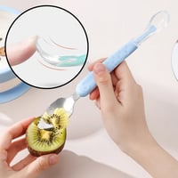 Double Head Baby Silicone Food Spoon