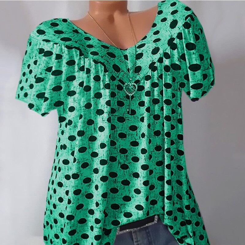 Round Neck and Dots T-shirt