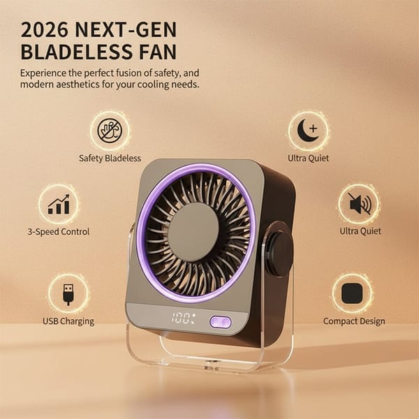 Semiconductor Desktop Cooling Fan