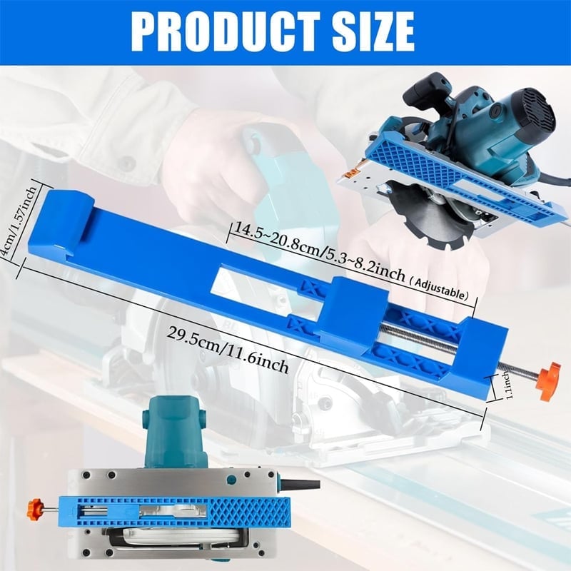 🛠️ Adjustable Guide Rail for Cutting Machines