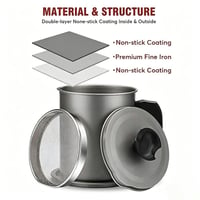 new-Stainless Steel Kitchen Oil Filter