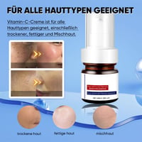 Aufhellende Gesichtscreme gegen Sommersprossen mit Vitamin C