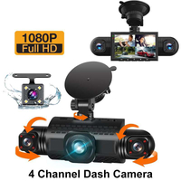 Sakerplus 4 Channel FHD Dash Cam