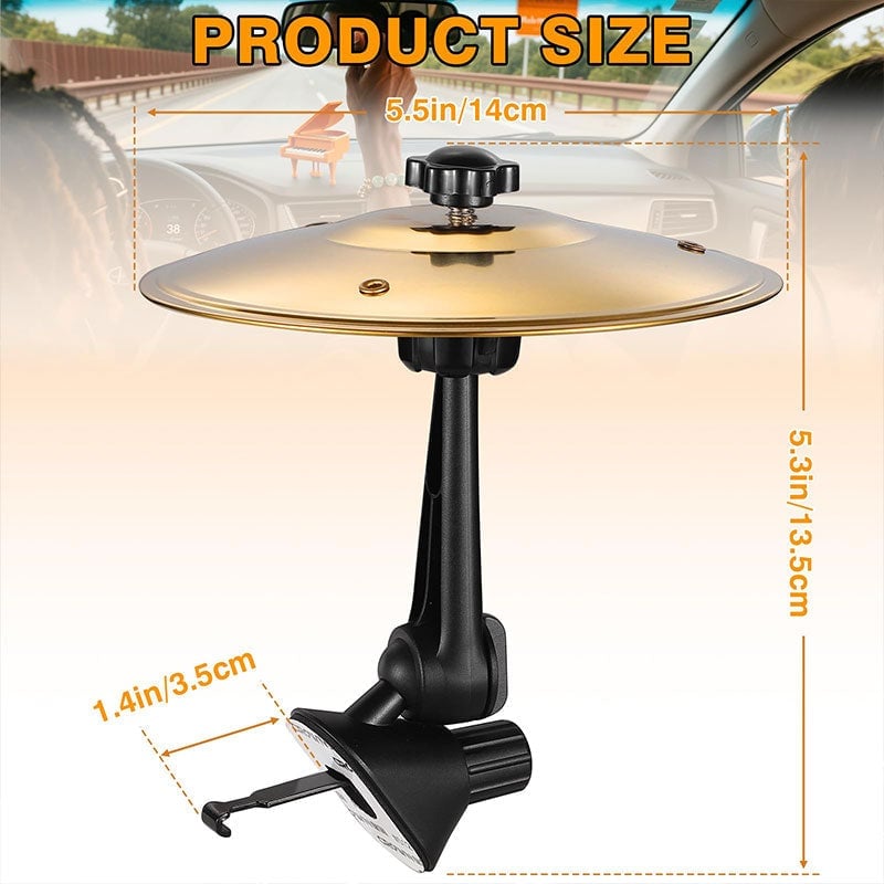 Sakerplus Car Vent Mini Drum Cymbal Accessory