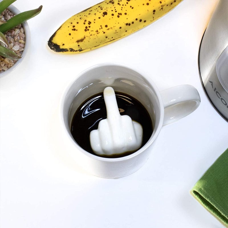 Coppetta per dito medio in ceramica personalizzata