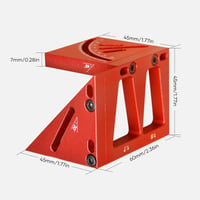 SAKER® 3D Multi-Angle Measuring Ruler