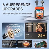 👂HD-Farbbildschirm, intelligente Rauschunterdrückung, Kopfhörer mit KI-Übersetzung