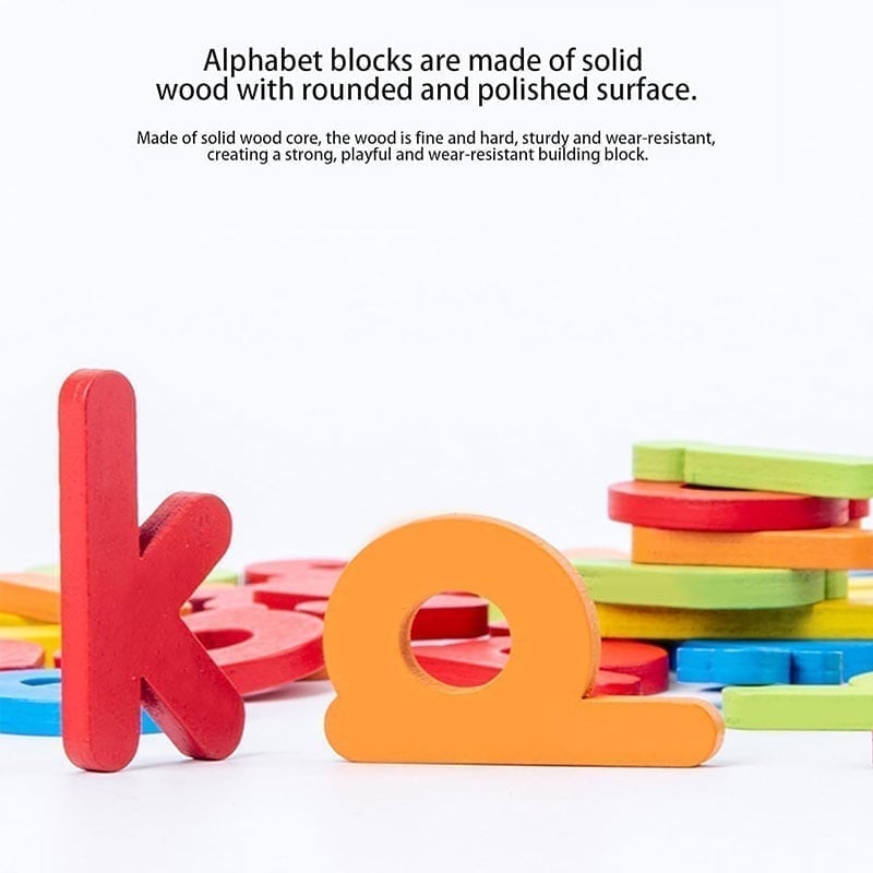 Wooden Alphabet Spelling Game for Kids
