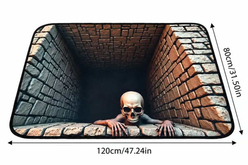 Halloween Horror Welcome Mat