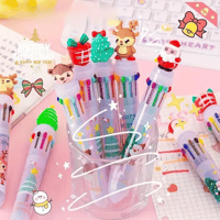 Christmas Cartoon Multi-color Creative Ballpoint Pen
