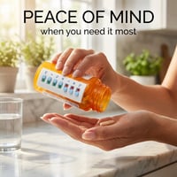 Reusable Sliding Pill Reminder Bottle Tracker