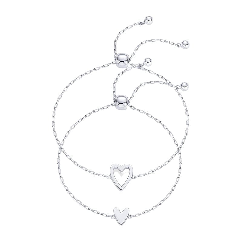 Adjustable Love Friendship Two Bracelet Pack