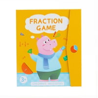Montessori Magnetic Book Fraction Puzzle For Children