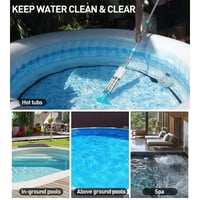 Sakerplus Cordless Rechargeable Powerful Motor Swimming Pool Vacuum Cleaner