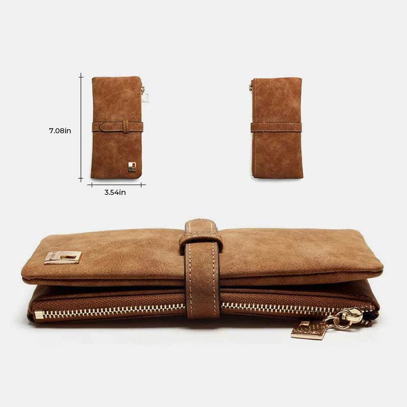 Lightweight Vintage Large Capacity Long Wallet