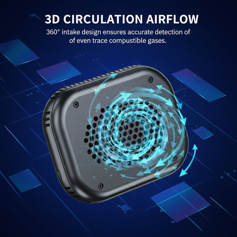 🛡️6-in-1 Combustible Gas Detector