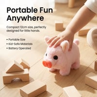 Interactive Joyful Plush Companion Pig