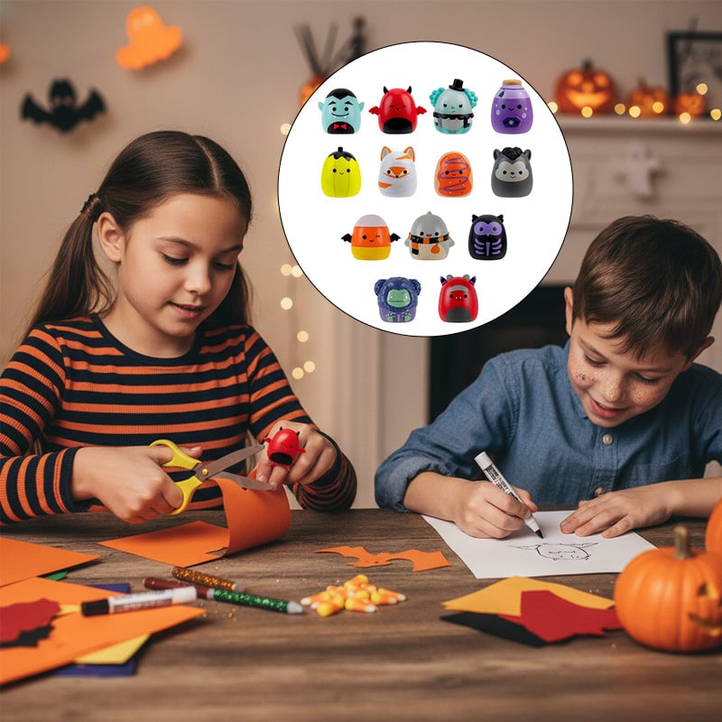 Squishmallows Squish-a-longs 13-Day Halloween Countdown Mini Collectibles