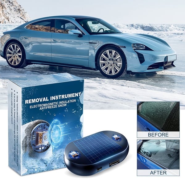 Anti-Freeze Electromagnetic Car Snow Removal Device