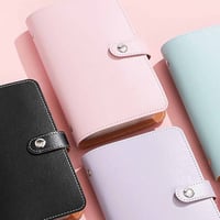 A6 Snap-Button Mirror Finish Savings Binder