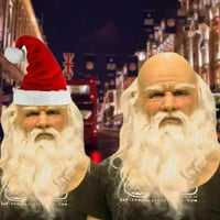 Weihnachten lustige alte Mann Maske