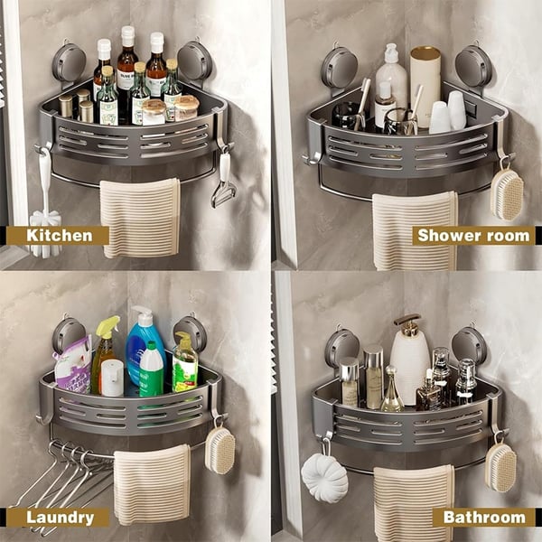 🚿Triangle Suction Cup Shower Caddy
