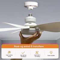Takvifte med LED lys