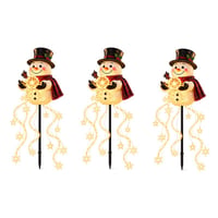 Snowman Magic Fountain Garden Light