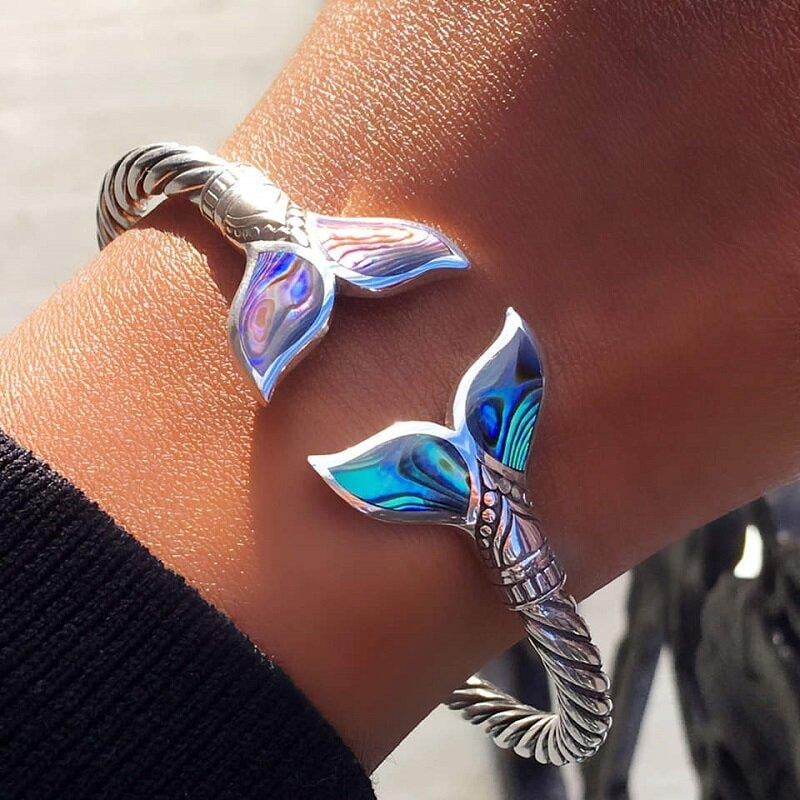 Mermaid Tail Bangle Bracelet