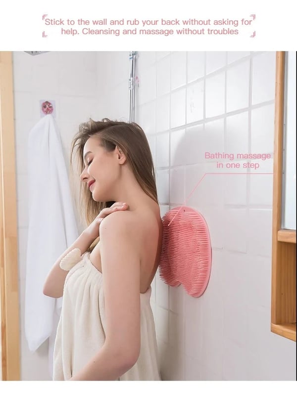 Sakerplus® Shower Foot & Back Scrubber, Massage Pad
