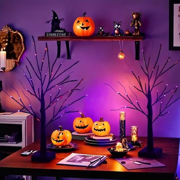 Lichterketten für Halloween-Partys