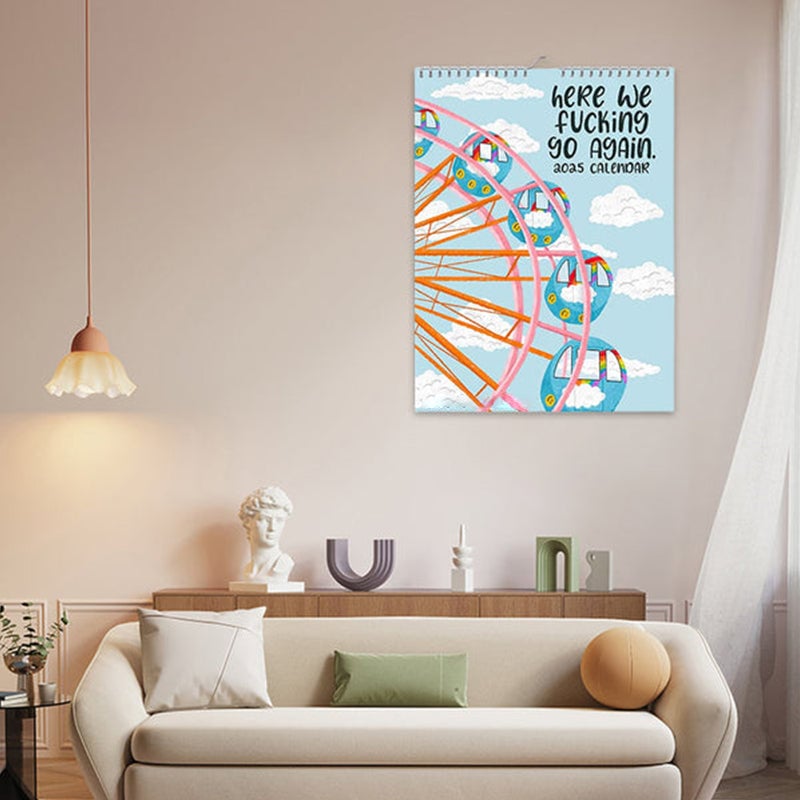 2025 Here We Fucking Go Again-kalender