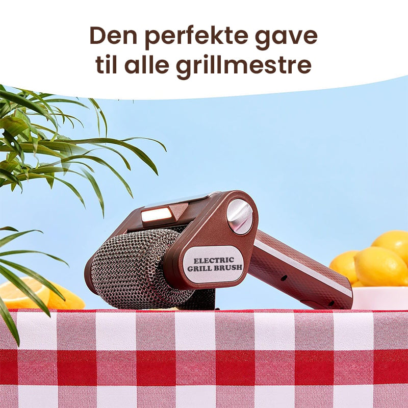 Elektrisk grillrengøringsbørste uden børstehår