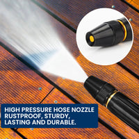 new-Heavy Duty Adjustable Twist Hose Nozzle Jet Sweeper Nozzle
