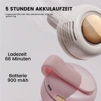 Kleiner Wirbelwind-Clip-Taille-Nackenfächer