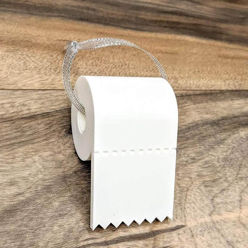 Christmas decoration toilet paper