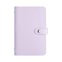 A6 Snap-Button Mirror Finish Savings Binder