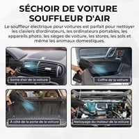 Séchoir manuel puissant pour le nettoyage de la poussière de voiture