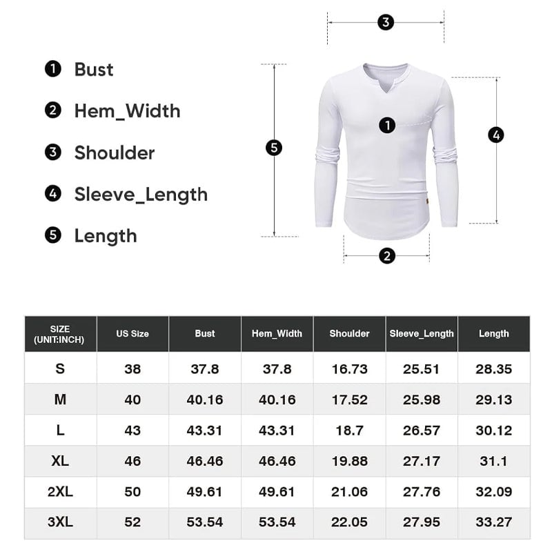 Men's Slim Fit V-Neck Longline Muscle Shirt