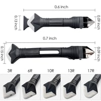 3 IN 1 SILICONE CAULKING TOOLS（STAINLESS STEELHEAD）