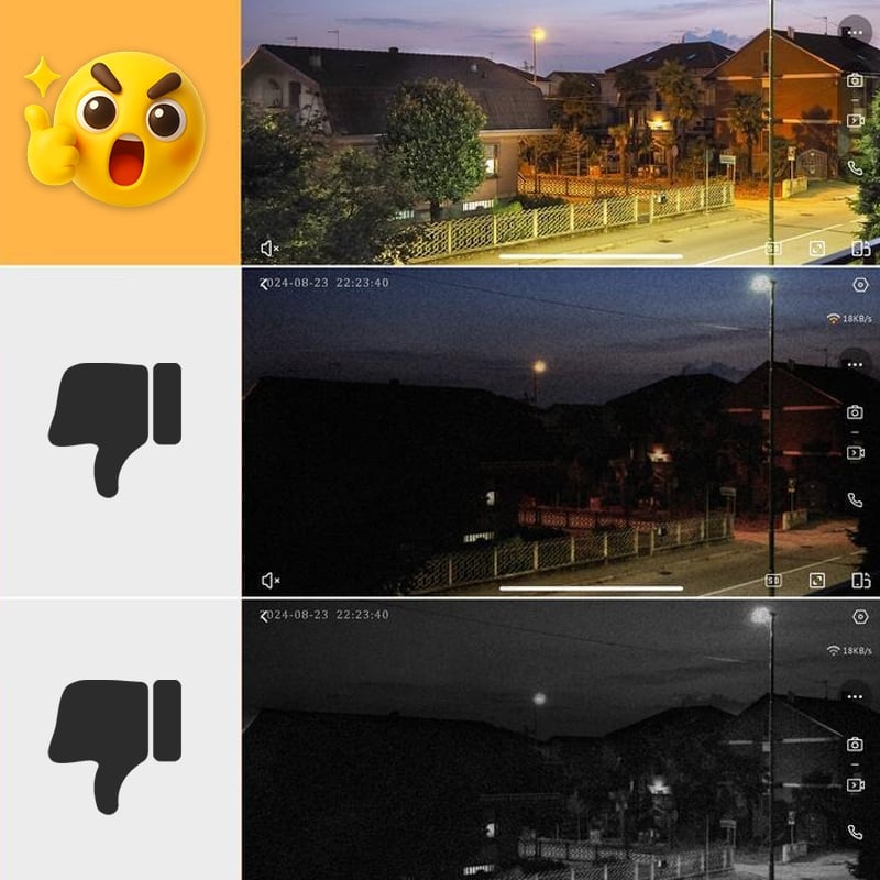 Intelligente HD-stick bewakingscamera met spraakfunctie